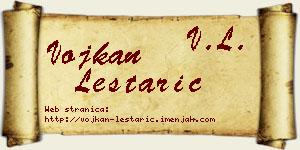 Vojkan Leštarić vizit kartica